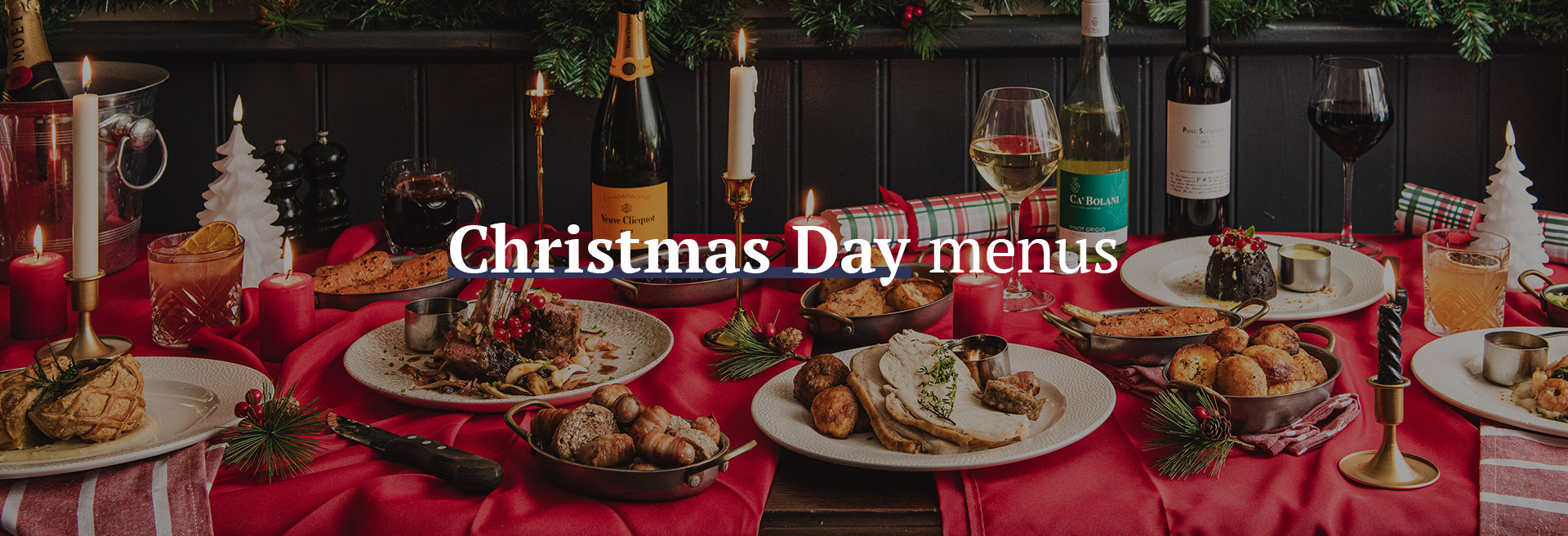 Christmas Day Menu at The Salisbury Arms