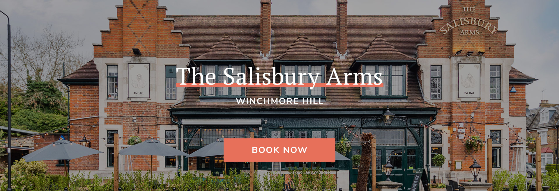 Enjoy a meal at your local pub at The Salisbury Arms in London